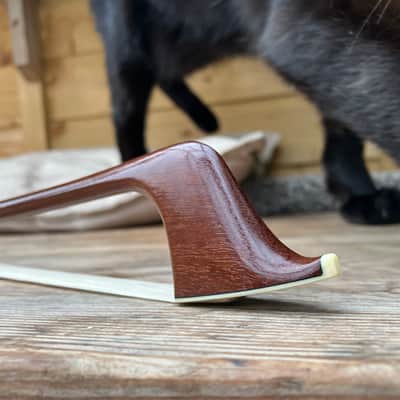 Double Bass French Bow - Erich Steiner - Fully Refurbed - New Hair - Excellent image 7