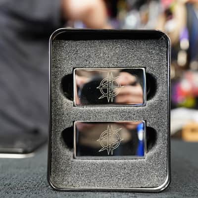 Schecter USA Custom Shop SYNYSTER GATES SIGNATURE Chrome Pickup (TREM) Set 6528 (Syn Signed Tin) image 1