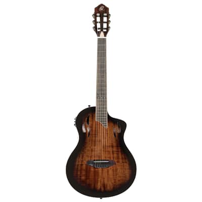 Ortega RTPDLX-ACA TourPlayer Series Solid Okoume Body Slim Neck Nylon 6-String Acoustic-Electric Guitar w/Gig Bag image 4