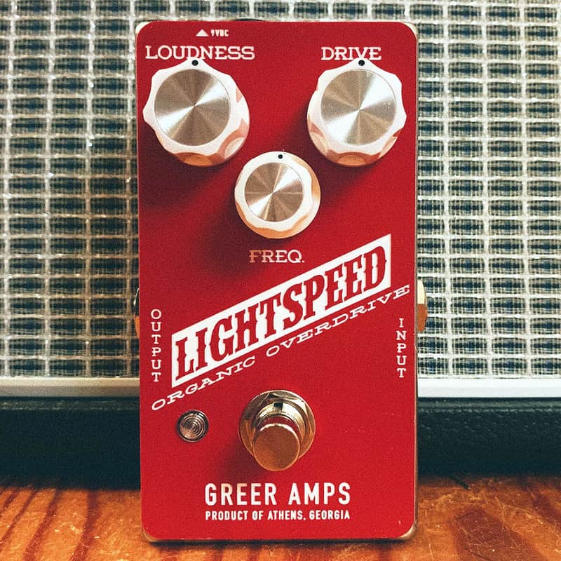Greer Amps Lightspeed Organic Natural Overdrive Red/White image 1