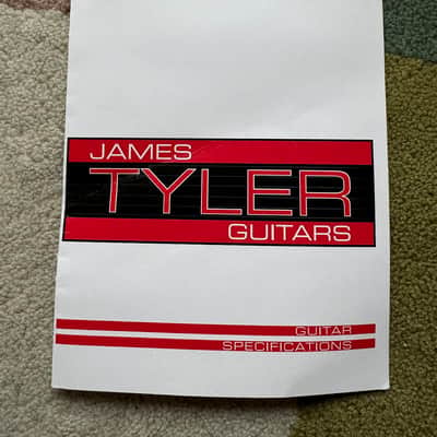 James Tyler Studio Elite HD Guitar specifications 2010 - Black Shmear image 1