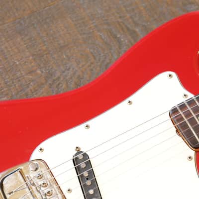 Vintage! 1974 Fender Bronco Electric Guitar Dakota Red + Case image 7