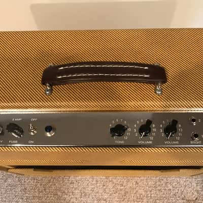 Weber 5E3 X 2 Amplifier Amber Tweed image 3