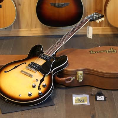 2022 Gibson ES-335 Dot Semi-Hollow Electric Guitar Sunburst Gloss + OHSC image 1