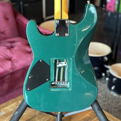 "S-Style" Partscaster with Seymour Duncan JB and Emerson Electronics - Natural Top w/ Green Back image 6