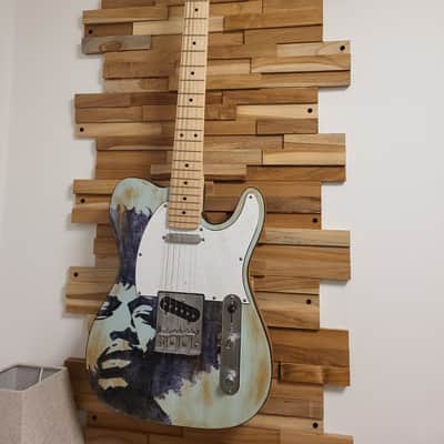 E-Gitarre Guitar Jimi Hendrix  Telecaster Steel 2024 image 3
