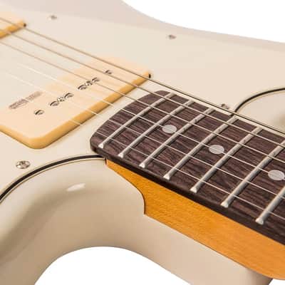 Vintage V65 ReIssued Hard Tail Electric Guitar - Blonde (V65HBLD) image 12
