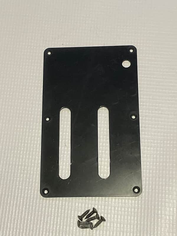2010's Indonesian Ibanez RG Series Edge III Guitar Black Factory Tremolo Cavity Backplate image 1