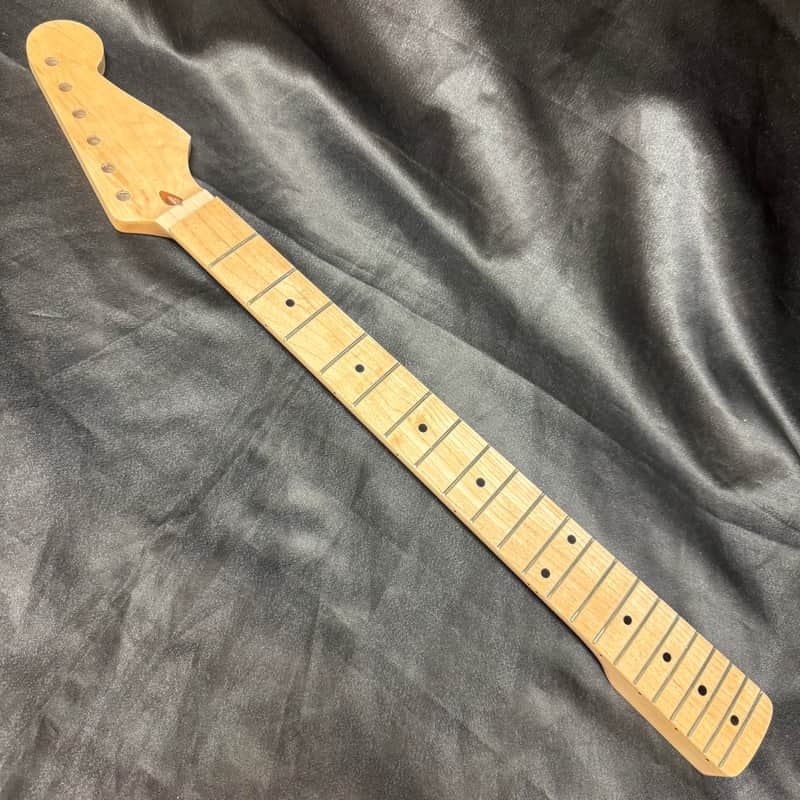 WD Fender Licensed Strat Neck Maple Fingerboard 21 Frets Routed for FR Locking Nut image 1