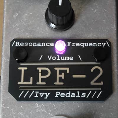 Ivy Pedals LPF-2 analog low-pass filter - Silver/Black v3 2026 image 1