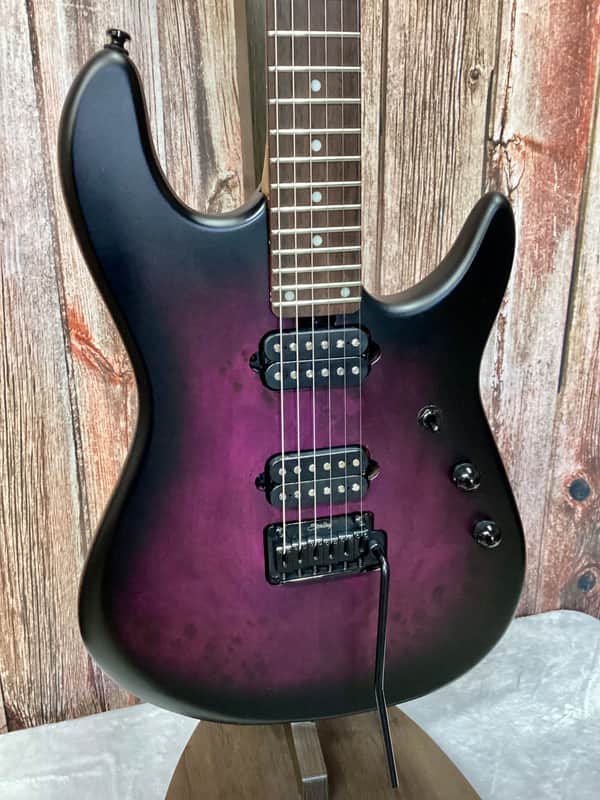 Sterling Richardson 6 Cosmic Purple Burst Satin w/ trem stop image 1