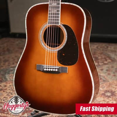 Martin D-41 Dreadnought Acoustic Guitar - 1933 Ambertone with Hardshell Case image 1