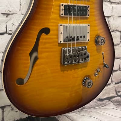 PRS Wood Library Special 22 - Ten Top Semi Hollow 2018 - Tobacco Sunburst - w/OHSC image 4