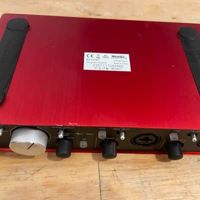 Focusrite Scarlett 2i4 2nd Gen USB Audio Interface - Red/Black image 3