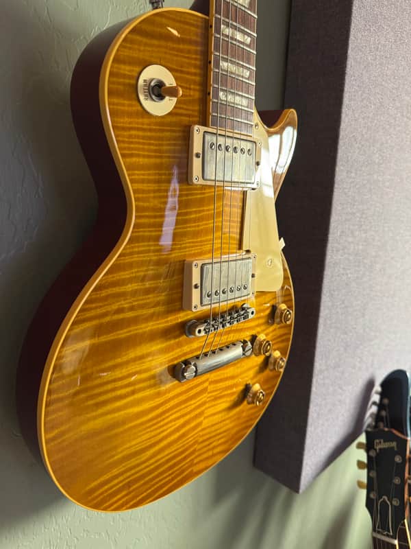 Gibson Custom Shop Historic Collection '58 Les Paul Standard Flame Top Reissue 1997 - 2002 - Butterscotch image 1