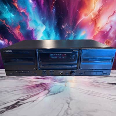 12434 Vintage KENWOOD KX-W4060 Stereo Dual Cassette Player Recorder GREAT SHAPE image 1