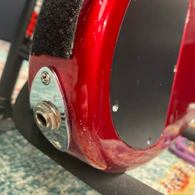 Tom Hamilton's Aerosmith, Sadowsky Red NYC 4-String Bass, PLUS Stage Worn Cowhide Pants!! AUTHENTICATED!! (TH2 #10) image 21