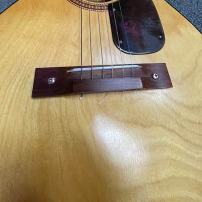 Silvertone S-69-1C  Model No. 319.12079 Made in USA w/Gig bag  - Natural image 5