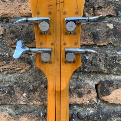 Eko Barracuda Bass Vintage 60s Made in Italy Red Sunburst image 7