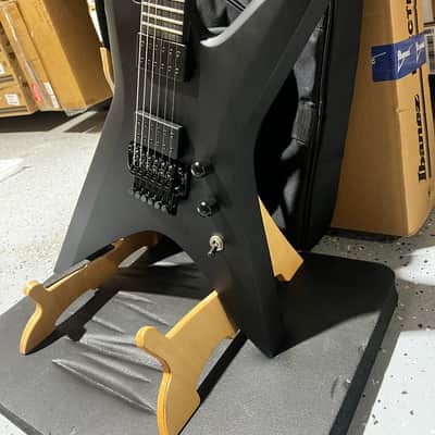 Ibanez Iron Label Xiphos Electric Guitar - Black Flat image 3