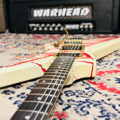 1984 Aria Pro II ZZ Limited Edition Blood Series “Bloody White” - Made In Japan image 9
