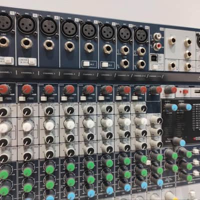 Soundcraft Signature 12 12-Channel Analog USB Mixer with Effects 2010s - Blue image 2