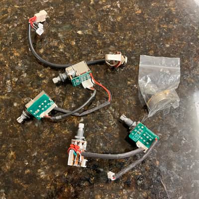 Epiphone Wiring harness push pull pots w/quick connect image 1