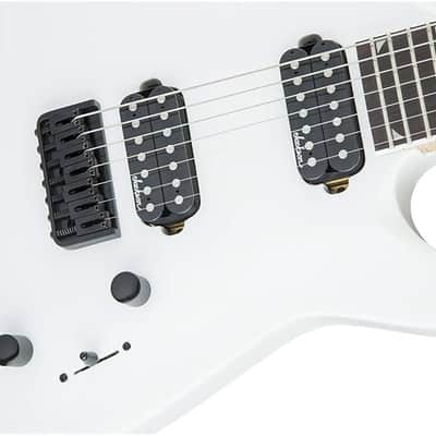 Jackson JS Series Dinky JS32-7 - Snow White with Amaranth Fingerboard image 6