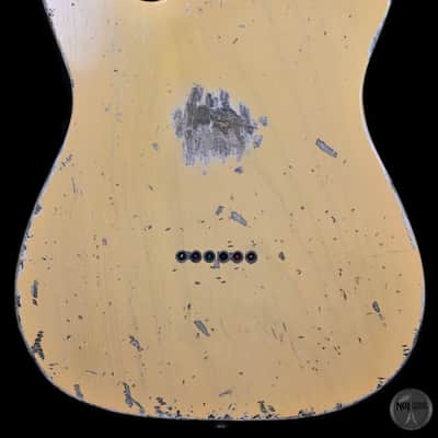 Fender Custom Shop Master Build (Greg Fessler) Nocaster Heavy Relic from 2008 in Blonde with original Hardcase image 7