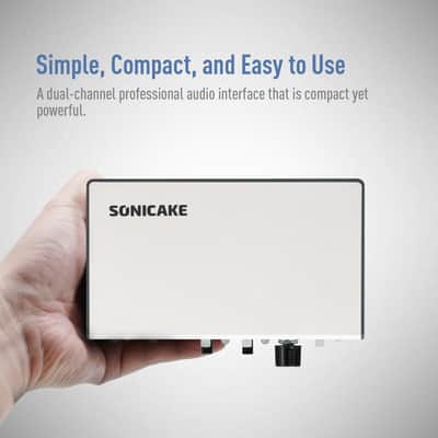 SONICAKE Sonic Cube II - USB Audio Interface with Digital Modeling and DSP Effects, Audio Mixer with XLR, Line Inputs for Recording, Streaming and Podcasting, Dual-Channel Analog Preamp Plug and Play(Shipping From USA/EU/UK warehouse) image 5