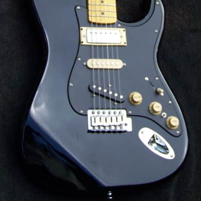 Custom Shop Mahogany 7-Sound Strat+Black Matte Guard+All Maple Neck+Working BridgeTone+Lollar Bridge Tele PU+Treble Bleed Circuit+Matched Custom Neck and Middle Pickups w/Dual Action Truss Rod+Vintage Kluson Style Tuners+Leveled, Crowned+Polished Frets! image 3