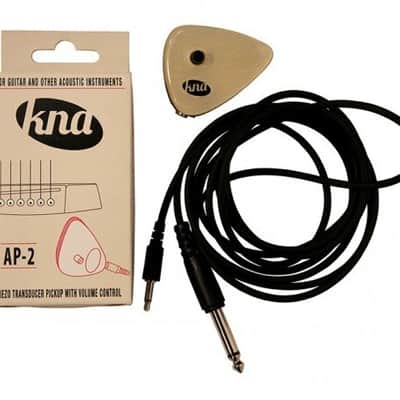 KNA Pickups AP-2 Universal Acoustic Instrument Stick-on Piezo Pickup (with Volume Control) image 1