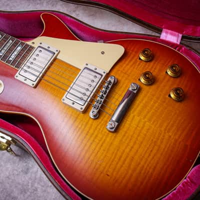 GIBSON USA Custom Shop M2M Murphy Lab '59 Les Paul Standard Reissue Light Aged " Cherry Sunburst" (2023) image 2