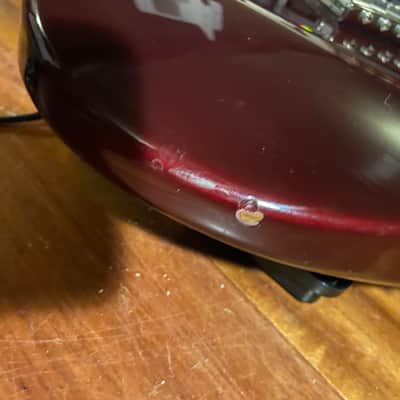 Fender MIM Standard Strat Midnight Wine Burgundy Stratocaster Body w Bridge Hdw image 6