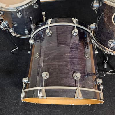 DW DW Performance Series 6 piece Shell Pack - Ebony stain lacquer image 9