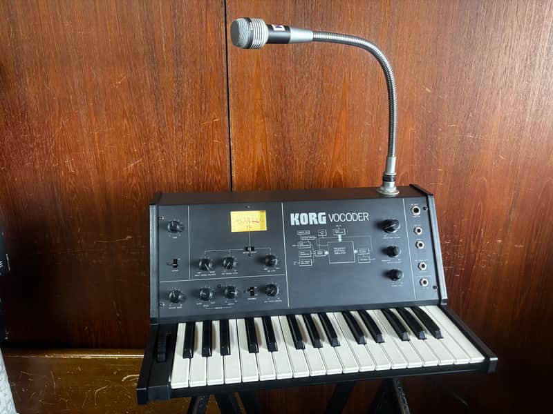 Korg Vocoder polyphonic 20-band vocoder VC-10 w/ gooseneck mic image 1