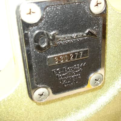 1990 Charvel Fusion Custom Electric Guitar, Rosewood Fingerboard, Gold Sparkle w/ Case image 11