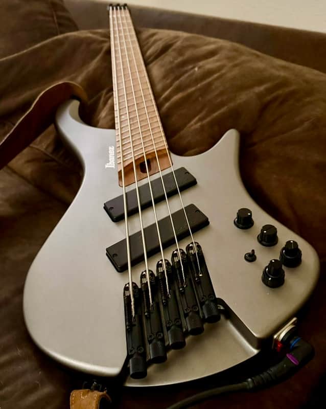 Ibanez EHB1005SMS-MGM Bass Workshop 2021 - Present - Metallic Gray Matte image 1