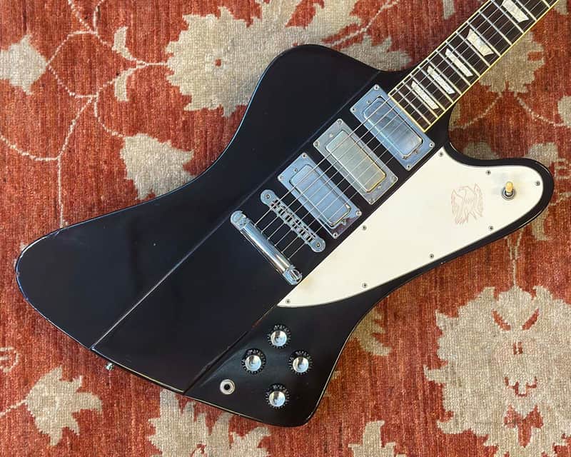 1996 Gibson Firebird Electric Guitar w/OHSC - Black (Top Refin