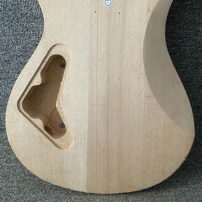 Solid Basswood Unfinished DIY Guitar Body image 6