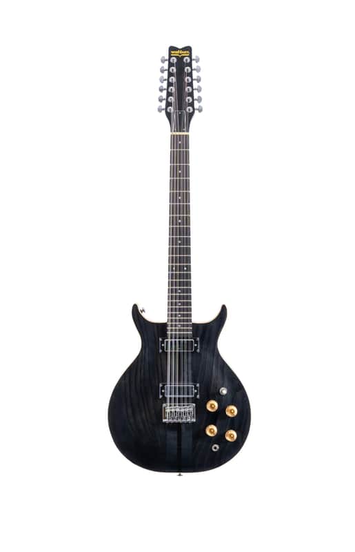 Washburn H12TB Wing Series Hawk 12-String Electric Guitar, Trans Black image 1