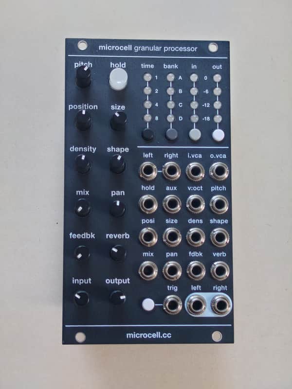 Grayscale Microcell (Micro Supercell) (expanded Mutable Instruments Clouds clone) - Black image 1