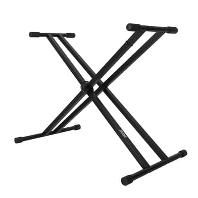 On-Stage KS7171 Adjustable Double-X Keyboard Stand w/Bolted Construction image 3