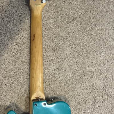Danelectro Mod 7 (7-String) Early 2000s - Aqua Pearl image 9