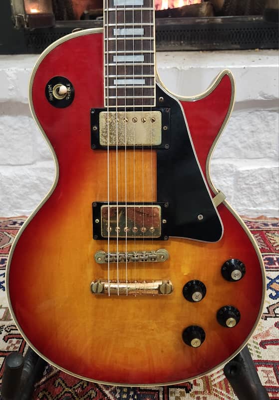 RARE! Greco EG500 Custom Super Real Cherry Burst 1980 Fujigen Japan image 1