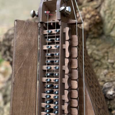 Hurdy-Gurdy With Pickup - 24 Keys - 6 string - Ukrainian Lira Hurdy Gurdy Electric Acoustic Excellent New image 3
