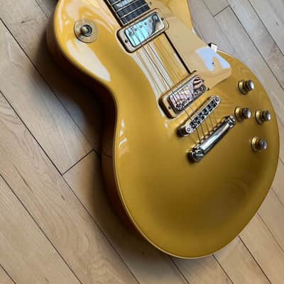 Gibson USA Les Paul Deluxe - 30th Anniversary 2000 Limited Edition - Bullion Gold - with case image 11