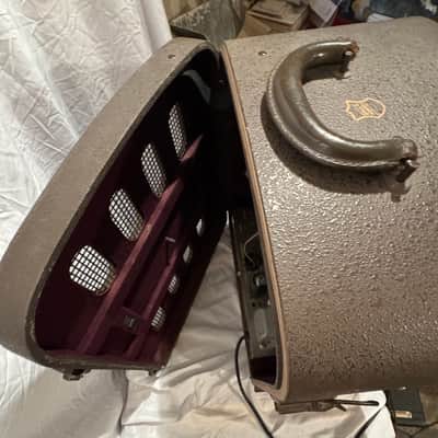 Vintage Bell & Howell Filmosound 1x12” Cab with Jensen Speaker and Newcomb amp - perfect for Harp players! image 11