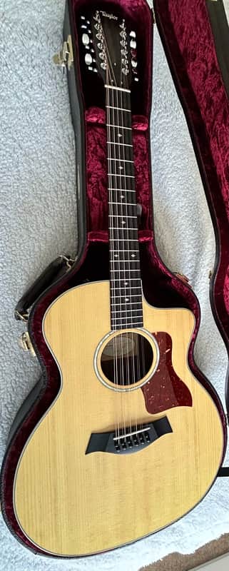 2017 Taylor 254ce DLX 12-String Acoustic-Electric – Natural – Original Hardshell Case