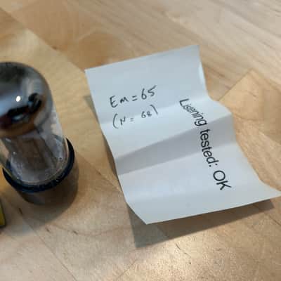 Vintage NOS NIB Zenith USA 6V6 GTA Tube - for tweed Champ ETC image 2